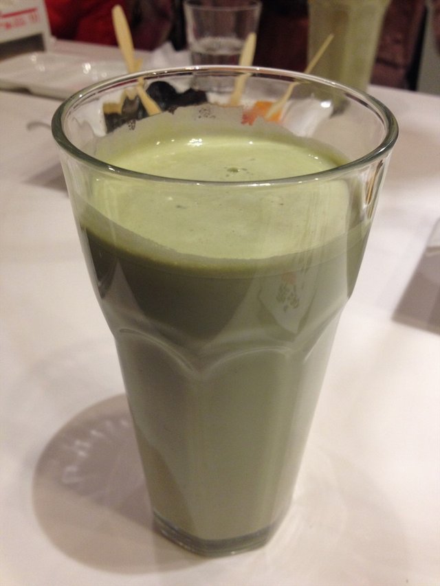 抹茶牛奶