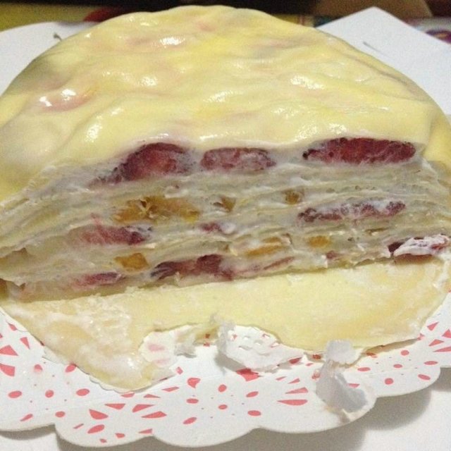 草莓千层蛋糕