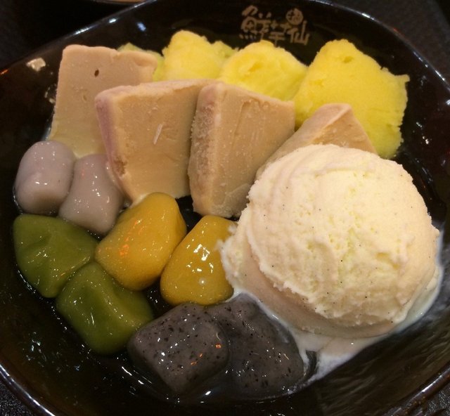 雪砖芋圆