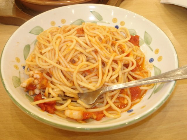 番茄海鲜面