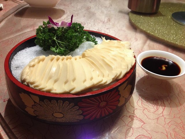 冰镇芥兰素鲍鱼