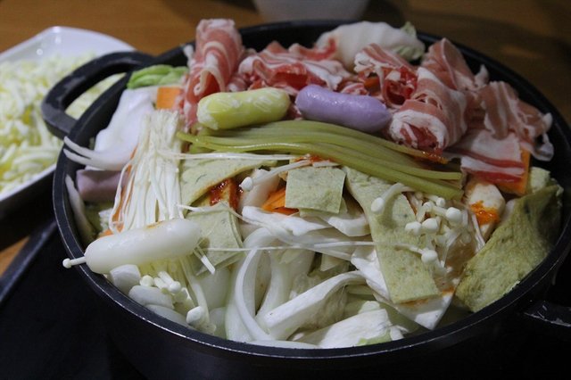 烤肉&芝士五色年糕
