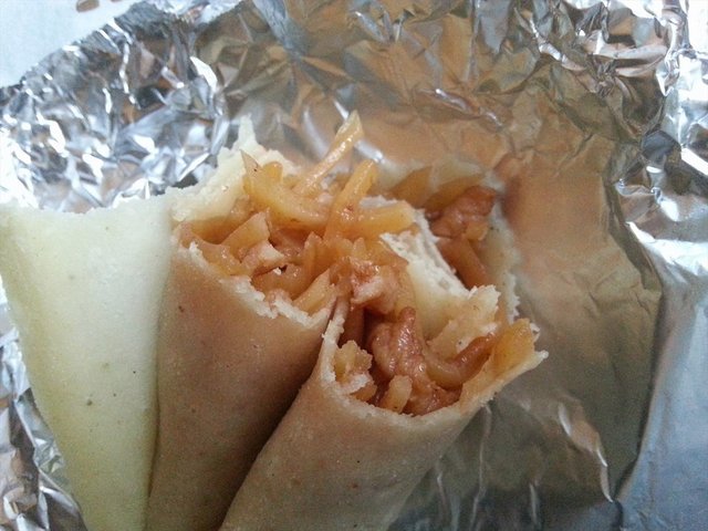 土豆丝卷饼