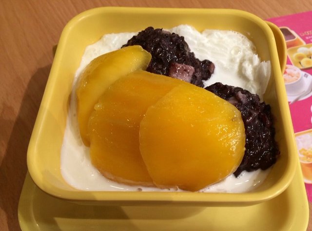 芒果白雪黑糯米