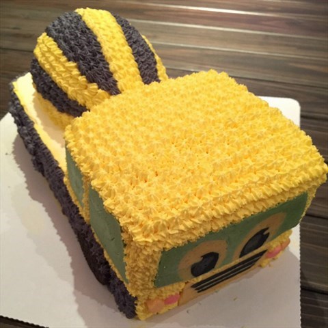 翻斗车卡通蛋糕 - 西村的萨比诺艺术蛋糕)