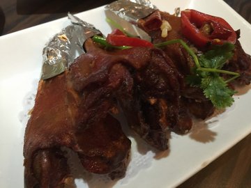 椒盐鸭下巴
