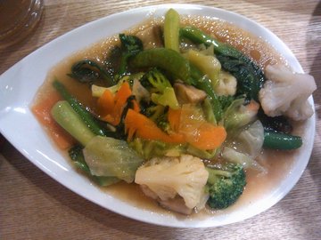 蚝油炒时蔬