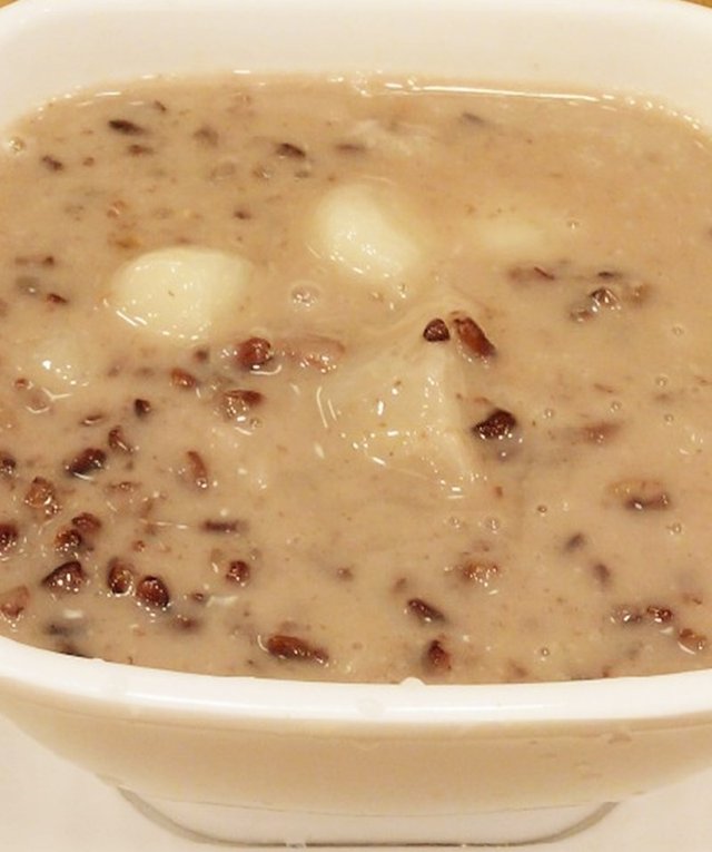 红豆糯米丸子