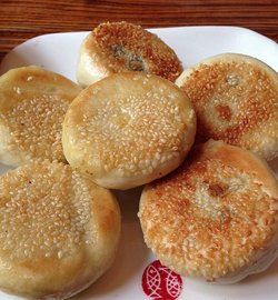 芝麻葱香包