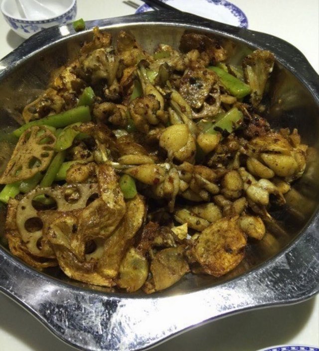 干锅牛蛙