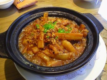 瑶柱金菇茄子煲