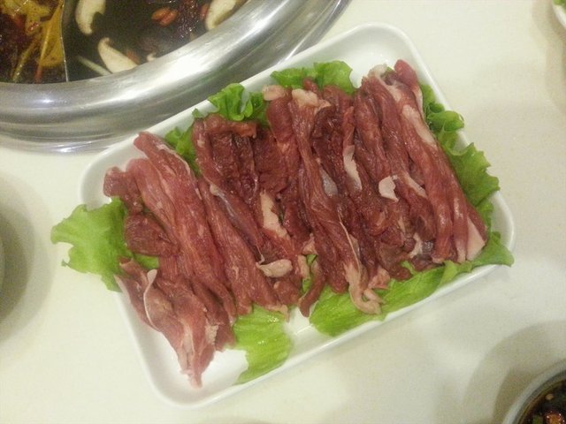手切羊后腿肉