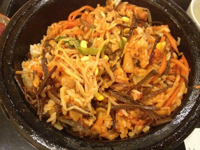 辣五花石锅拌饭
