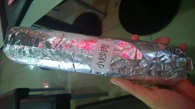 小炒肉卷饼