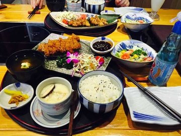鸡排，沙拉套餐