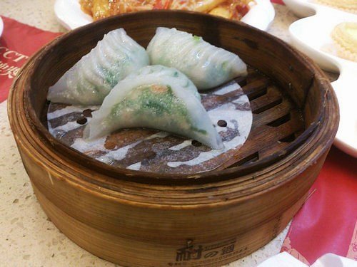 蒜香鲜虾菠菜饺