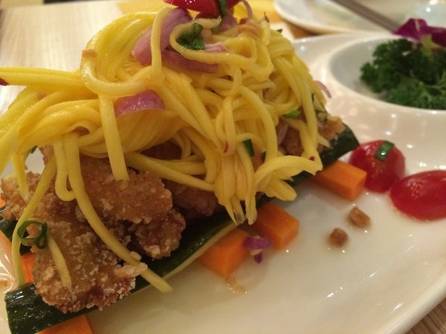 沙梅岛青芒果烩鱼