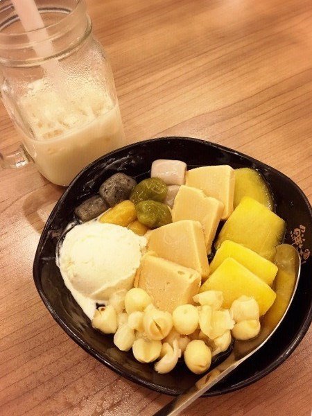 雪砖芋圆