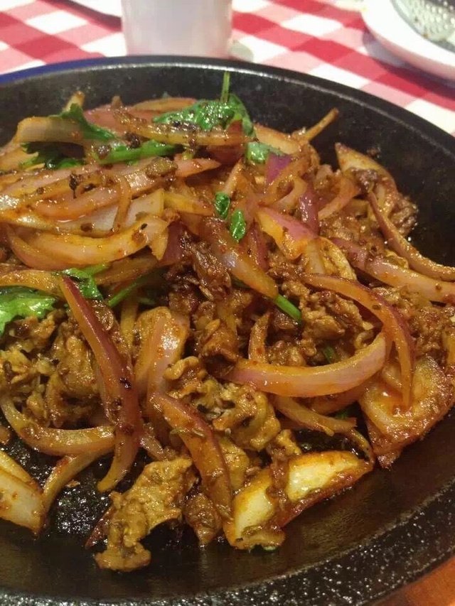 葱爆羊肉