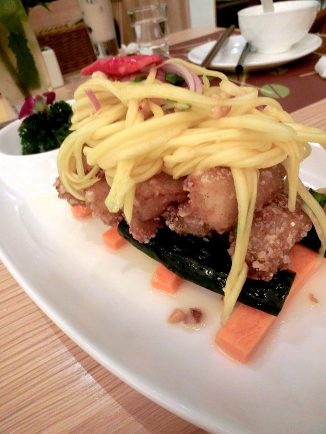 沙美島青芒果燴魚