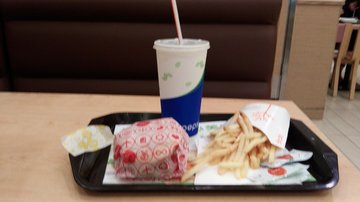 和风香鸡汉堡套餐