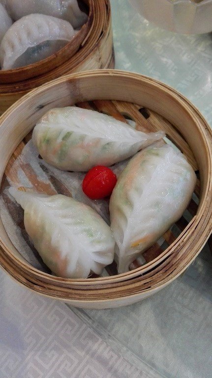 鲜虾豆苗饺