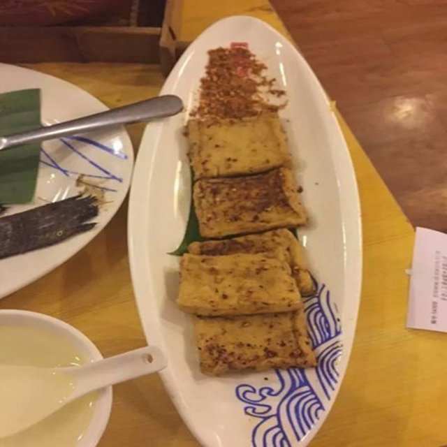 香煎石屏豆腐