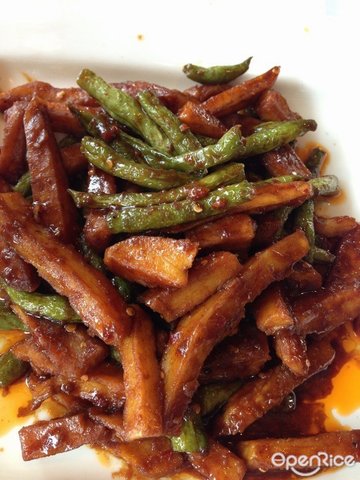 土豆炒刀豆