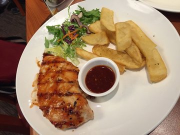 bbq鸡排餐