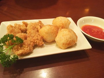 盐酥鸡花枝丸拼盘