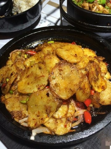 干锅土豆片
