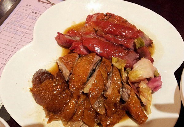 烧鹅叉烧双拼