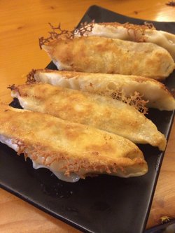 鱿鱼馅儿锅贴