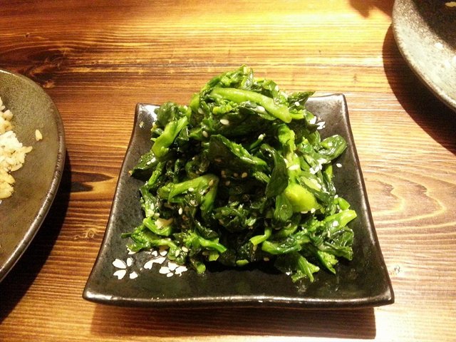 凉拌小菜心