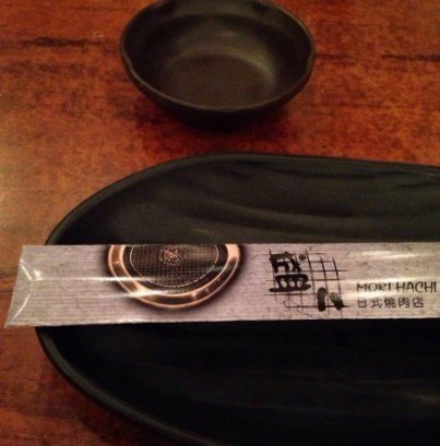 食具很干净，很日式