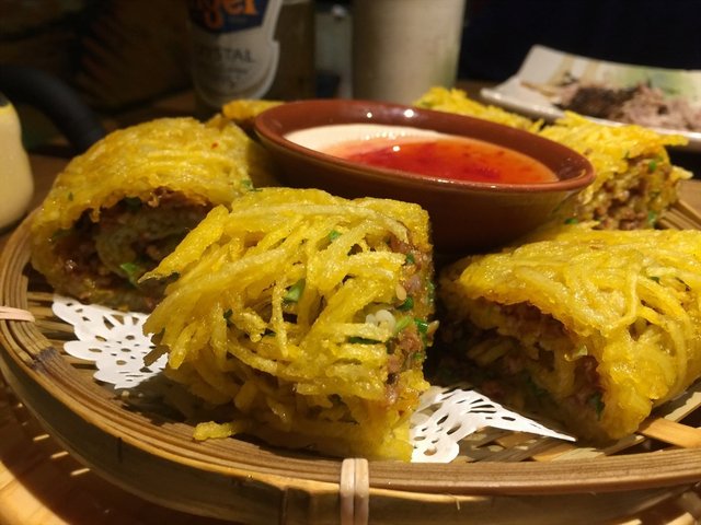 土豆酱肉卷