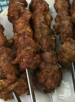 电烤羊肉串