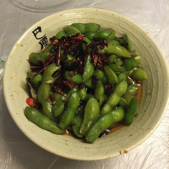 凉拌毛豆