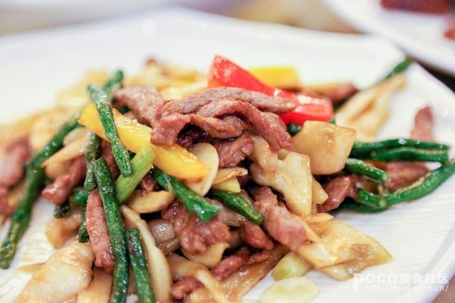 豆角炒牛肉