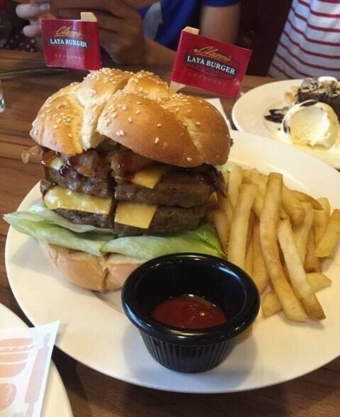 BBQ牛肉汉堡