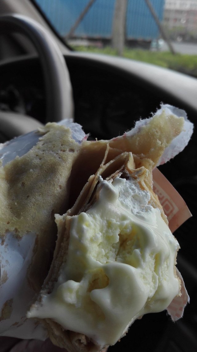 香蕉巧克力颗粒可丽饼