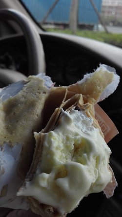 香蕉巧克力颗粒可丽饼