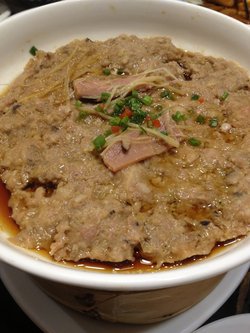 咸鱼蒸肉饼