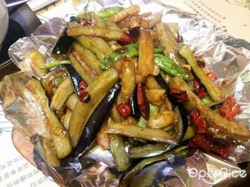 铁板地三鲜