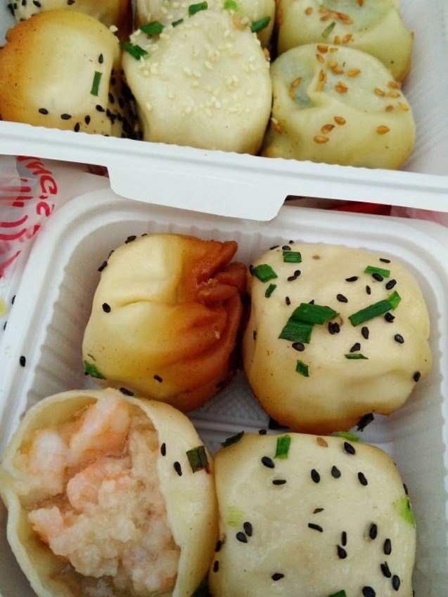 大虾生煎