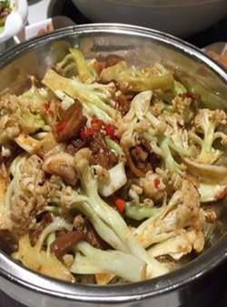 口味大盆花菜