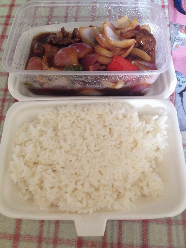 蚝油牛肉饭