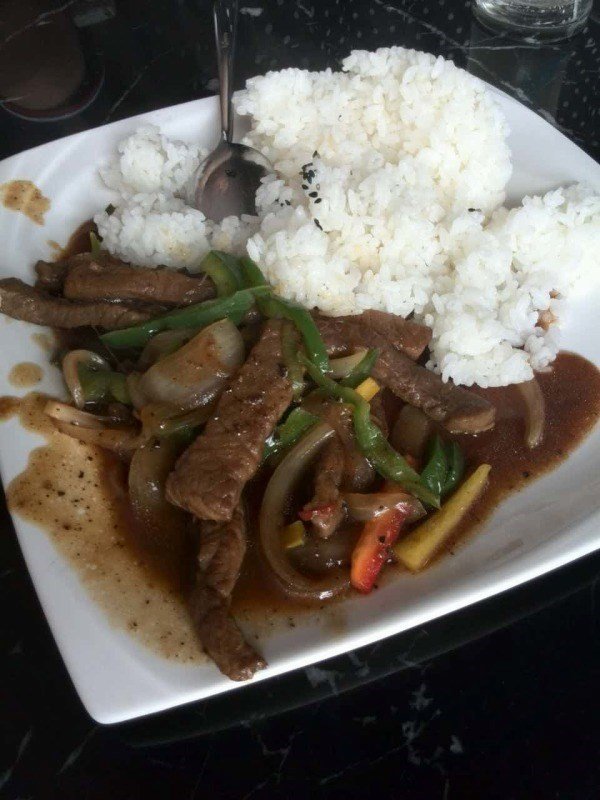 黑胡椒牛柳饭