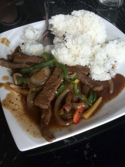 黑胡椒牛柳饭