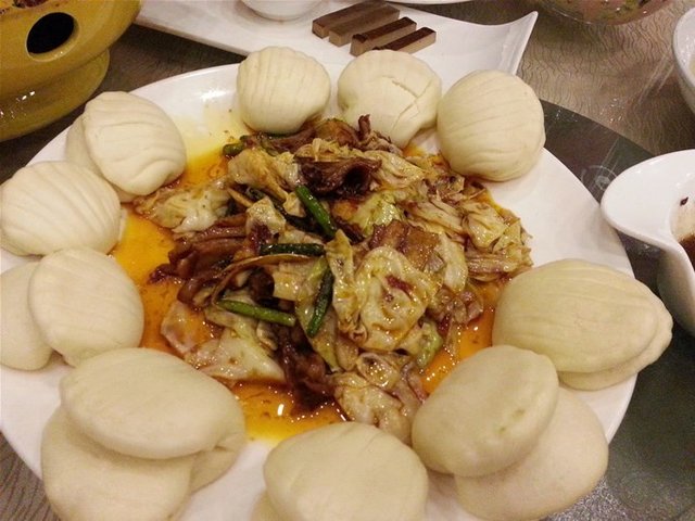 回锅肉夹饼